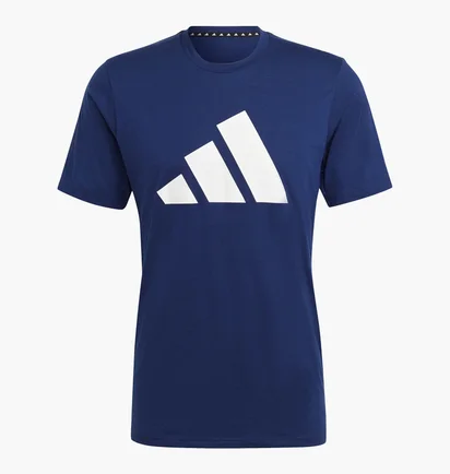 Футболка чоловіча Adidas Train Essentials Feelready Logo Training Tee Blue Ib8275