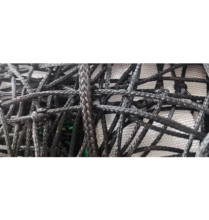 Сетка для волейбола Romi Sport Volleyball Net 2.7Мм.Капрон, 9.5 М. Black/White SIA000073PE