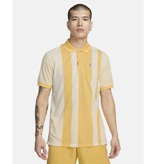 Поло чоловіче Nike Polo Dri-Fit The Polo Beige/Yellow FD5398-795