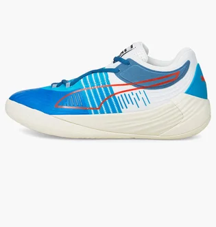 Кросівки унісекс Puma Fusion Nitro Basketball Shoes Light Blue/White 195587-06