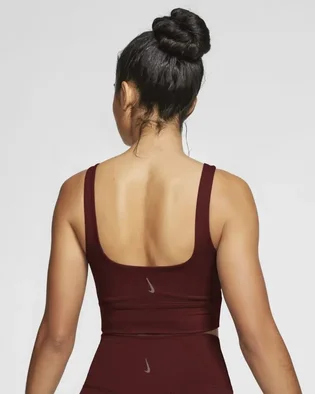 Топ жіночий Nike W Yoga Luxe Crop Tank Bordo Cv0576-273