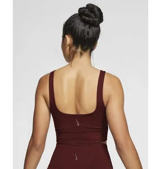 Топ жіночий Nike W Yoga Luxe Crop Tank Bordo Cv0576-273