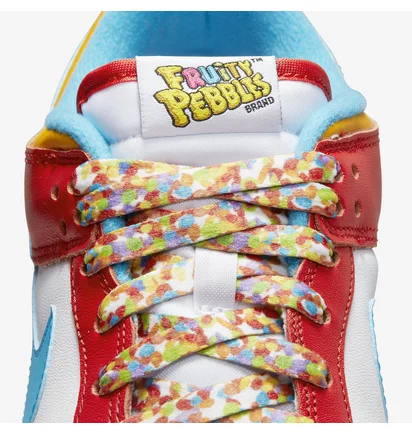 Кросівки чоловічі Nike Dunk Low Qs Lebron James Fruity Pebbles Red Dh8009-600