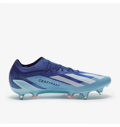 Бутсы унисекс Adidas X Crazyfast .1 Sg Blue/Light Blue IE6628