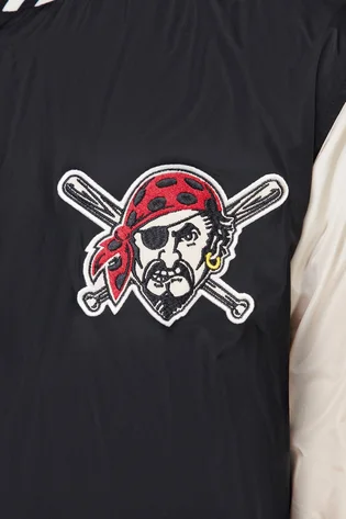 Бомбер мужской 47 Brand Pittsburgh Pirates Black/Beige 584327JK-FS