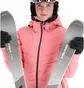 Куртка женская CMP Jacket Zip Hood Pink 33W0716-B634