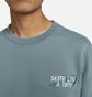 Свитшот унисекс Nike Sb Skate Like A Girl Fleece Skate Crew Light Blue DQ7306-384