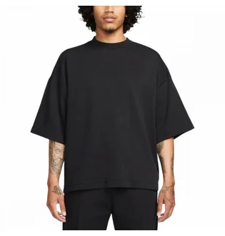 Футболка мужская Nike Tech Fleece Reimagined Oversized Ss Sweatshirt Black FB8165-010
