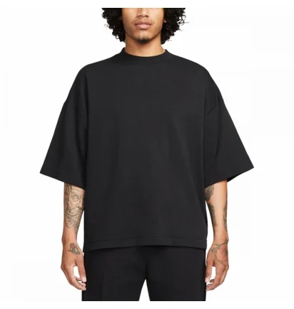 Футболка мужская Nike Tech Fleece Reimagined Oversized Ss Sweatshirt Black FB8165-010