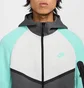 Толстовка мужская Nike Tech Fleece Fz Wr Turquoise/White HV6512-068