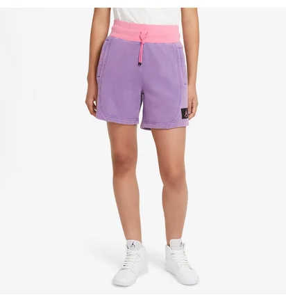 Шорти жіночі Air Jordan Flight Fleece Shorts Violet DA1530-511