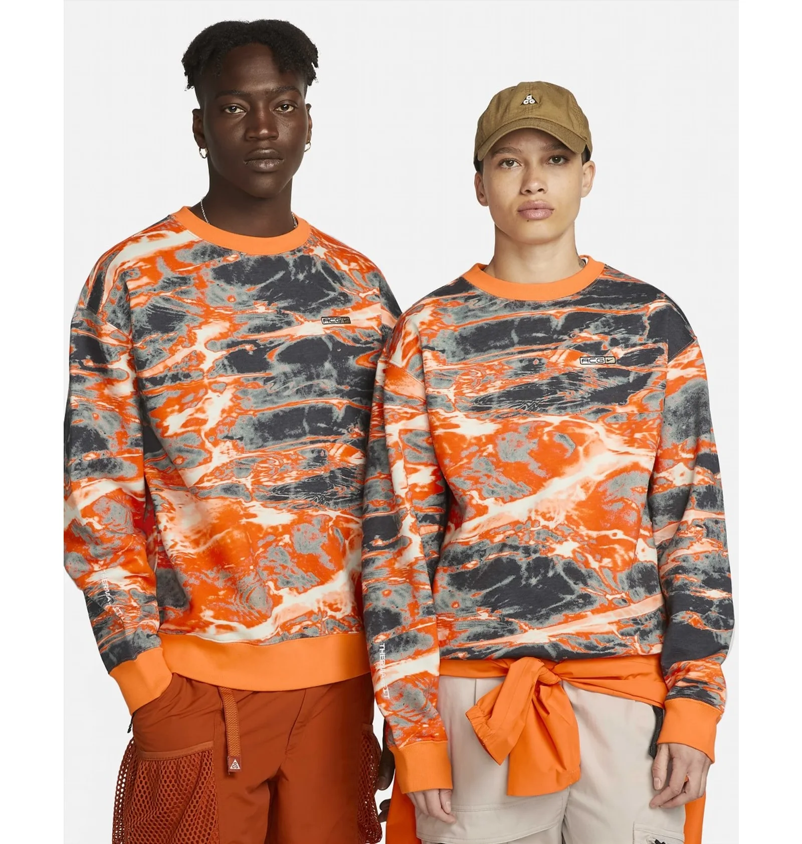 ᐉ Свитшот унисекс Nike Acg Therma-Fit Fleece Allover Print Crew