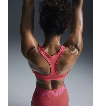 Топ жіночий Nike Swoosh Medium Support Pink DX6821-629