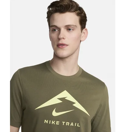 Футболка чоловіча Nike Dri-Fit Trail Running T-Shirt Olive FQ3914-222