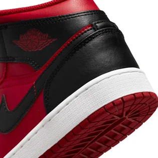 Кросівки дитячі Air Jordan 1 Mid Gs Red/Black 554725-660