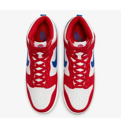 Кросівки чоловічі Nike Dunk Hi Retro Red/White Dx2661-100