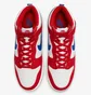 Кросівки чоловічі Nike Dunk Hi Retro Red/White Dx2661-100