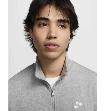 Олімпійка чоловіча Nike Club Knit Jacket Grey FQ3426-063