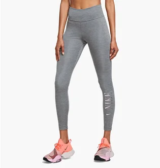 Лосины женские Nike W One Df Gfx Pk Mr 7/8 Tgt Grey DD4555-068
