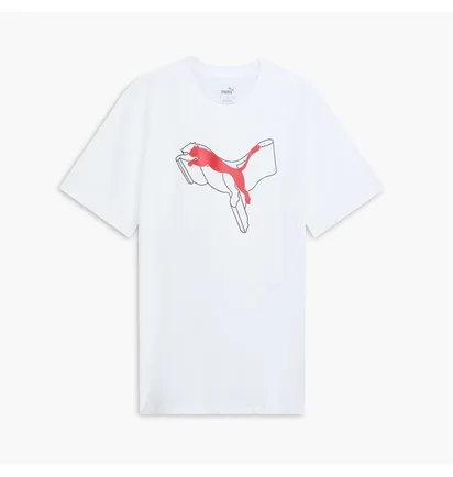 Футболка мужская Puma Ess+ Logo Lab Tee White 684387-02