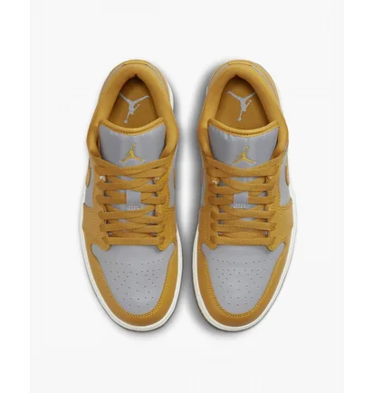 Кросівки жіночі Nike Air Jordan 1 Low Yellow/Grey Dc0774-020