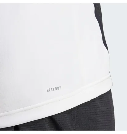 Футболка чоловіча Adidas Tennis Heat.Rdy Pro Freelift Henley Polo Shirt Black/White IS8970