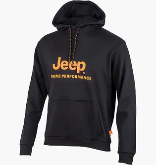 Худи мужское Jeep Hooded Sweatshirt Xtreme Performance Print Jx22A Black O102626-B968
