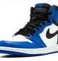 Кросівки чоловічі Air Jordan 1 Retro High Og White/Blue 555088-403