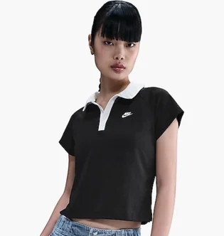 Поло жіноче Nike Nsw Retro Polo Spd Black IH8502-010