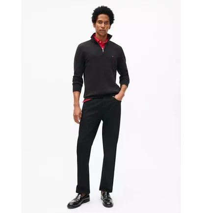 Кофта мужская Tommy Hilfiger Classic Quarter-Zip Sweater Black 78J9329-001-BDS