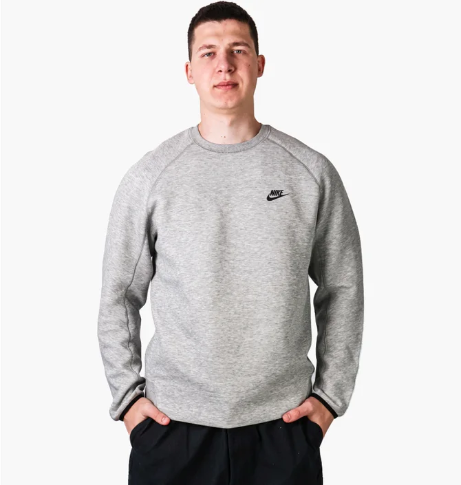 Свитшот мужской Nike Sportswear Tech Fleece Crewneck White FB7916-063