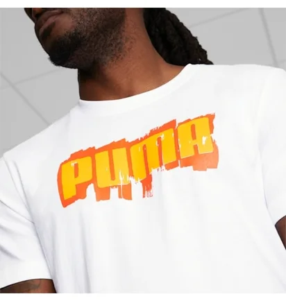 Футболка мужская Puma Paint Tee White 678793-02