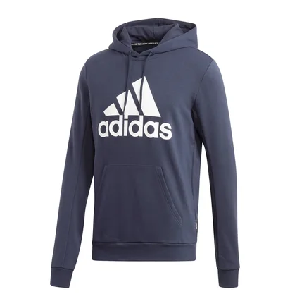 Худи мужское Adidas Must Haves Badge Of Sport Hoody Blue GC7342
