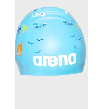 Шапочка для плавания Arena Poolish Moulded Light Blue/Multi 1E774-233