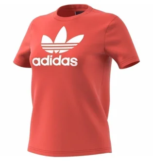 Футболка женская Adidas Trefoil Orange CV9890