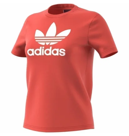 Футболка женская Adidas Trefoil Orange CV9890