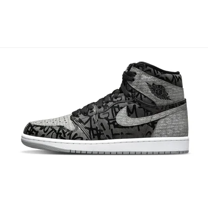 Кроссовки мужские Air Jordan 1 High Og Grey 555088-036