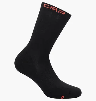 Шкарпетки жіночі CMP Hiking Wool Sock Mid Black (1 пара) 3I87176-U901