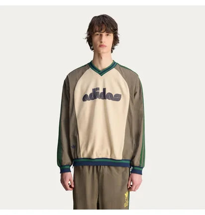 Свитшот мужской Adidas X Brain Dead Beige/Grey JN7153