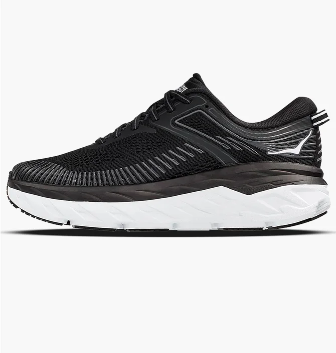 Кроссовки мужские Hoka One Bondi 7 Black 1110518-BWHT