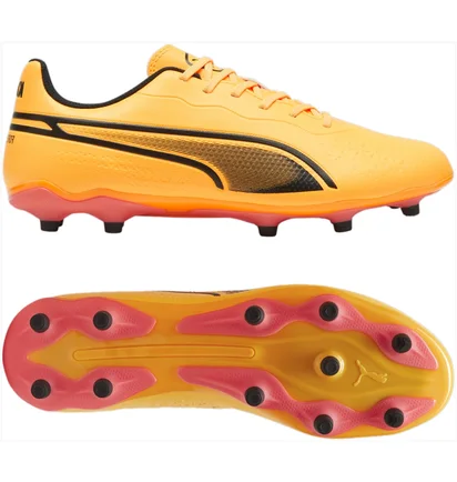 Бутсы унисекс Puma King Match Fg/Ag Yellow 107570-05