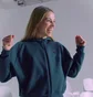 Толстовка женская Adidas Z.N.E. Full-Zip Turquoise IN5129