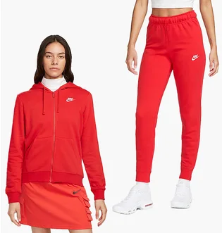 Спортивный костюм унисекс Nike Nsw Club Flc Fz Red DQ5471-657__DQ5174-657