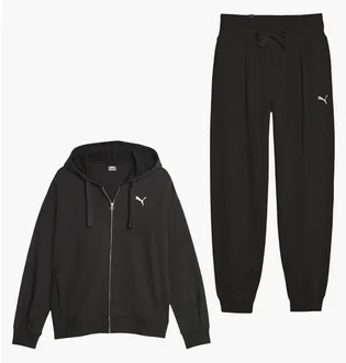 Спортивный костюм женский Puma Her Full-Zip Hoodie Tr High Waist Pants Black 676003-01__676006-01