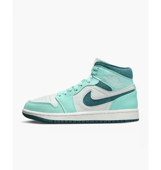 Кроссовки женские Air Jordan Air 1 Mid Se Shoes Turquoise/White DZ3745-300