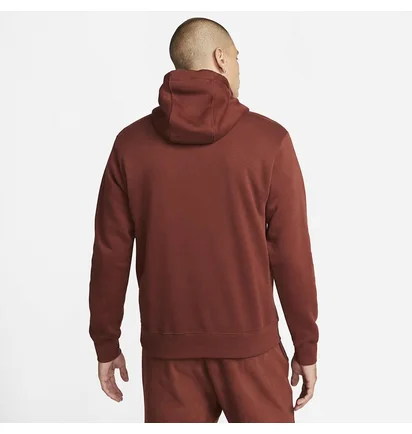 Худі чоловіче Nike Sportswear Club Fleece Brown Bv2654-217