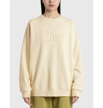 Свитшот унисекс Dime Classic Embossed Beige DIMESP13CRE