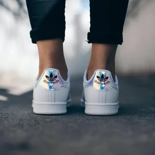Кроссовки женские Adidas Stan Smith Junior White Aq6272