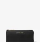 Гаманець жіночий Michael Kors Jet Set Travel Large Saffiano Leather Quarter-Zip Wallet Black 35T6GTVE3L-BLACK-21898