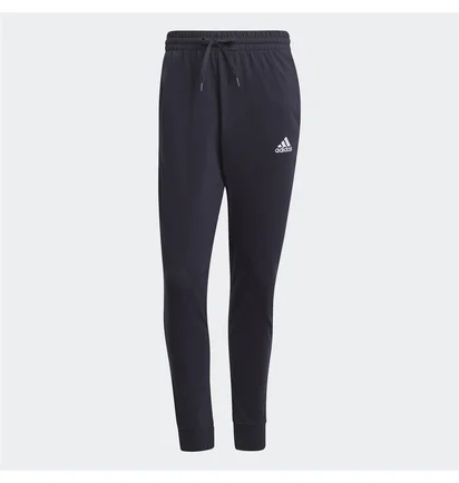 Штани чоловічі Adidas Essentials Single Jersey Tapered Cuff Pants Black GK9259